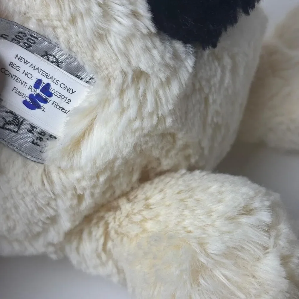 Jellycat‎ Bashful Black & Cream Puppy Dog Lovey medium